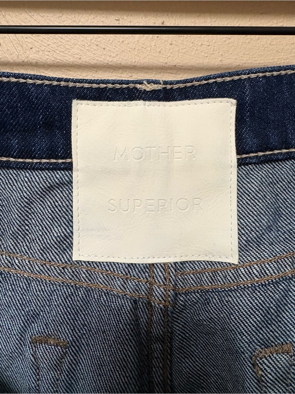 Mother Superior The Mid Rise Full-Pipe Flood Fray Jeans Unplugged Size 27 - Picture 12 of 16